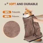 Large Absorbent Microfiber Dog Towels - 2 Pack