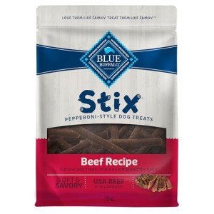 Blue Buffalo Beef Pepperoni-Style Dog Treats, 13 oz