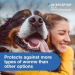 Interceptor Plus Heartworm and Worm Prevention for Dogs