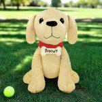 MerryMakers 10-Inch Yellow Biscuit Plush Toy