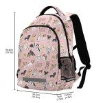 Pink Dog Backpack for Kids - Lightweight Daypack