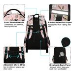 Pink Dog Backpack for Kids - Lightweight Daypack
