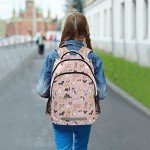 Pink Dog Backpack for Kids - Lightweight Daypack