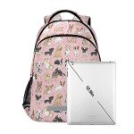 Pink Dog Backpack for Kids - Lightweight Daypack