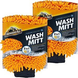 Armor All Microfiber Car Wash Mitt - 2 Pack