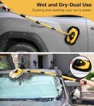 56.7" Car Wash Brush Mop Kit with Handle
