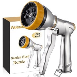 Heavy Duty Metal Spray Nozzle with 7 Patterns