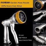 Heavy Duty Metal Spray Nozzle with 7 Patterns