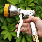Heavy Duty Metal Spray Nozzle with 7 Patterns