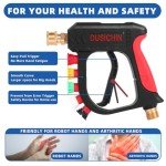 DUSICHIN Pressure Washer Gun with 50 FT Hose