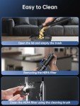 Ruwa Cordless Handheld Car Vacuum Cleaner - 14,000PA