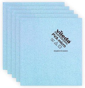 Vileda Professional PVA Microfiber Cleaning Cloths - 5 Pack