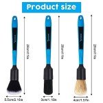 RAYBAO 3-Piece Car Detailing Brush Set
