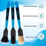 RAYBAO 3-Piece Car Detailing Brush Set