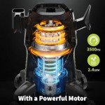 3500 PSI Electric Pressure Washer with Foam Cannon