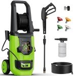 Electric Pressure Washer - 5000 PSI with Foam Cannon