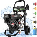 4200PSI Gas Pressure Washer with 5 Tips & Hose