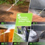 4200PSI Gas Pressure Washer with 5 Tips & Hose