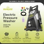 Sun Joe 2000 PSI Electric Pressure Washer