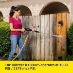 Kärcher K1900PS Pressure Washer with 3 Nozzles