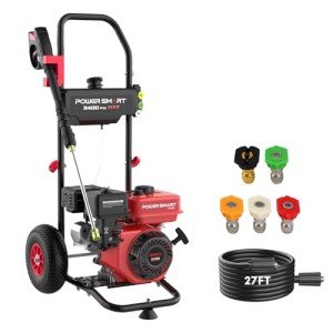 PowerSmart 3400 PSI Gas Pressure Washer with Nozzles