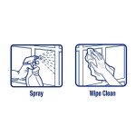 Zep 128oz Blue Glass Cleaner