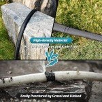 100ft Flexible Kink-Free Garden Hose with Nozzle