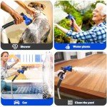 25 ft Stainless Steel Water Hose with Nozzle