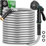 75 FT Garden Hose with 10-Function Nozzle