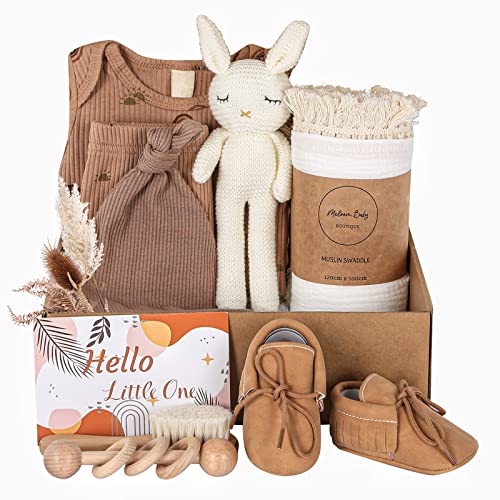 Deluxe Newborn Baby Gift Basket Set