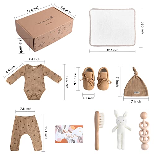Deluxe Newborn Baby Gift Basket Set
