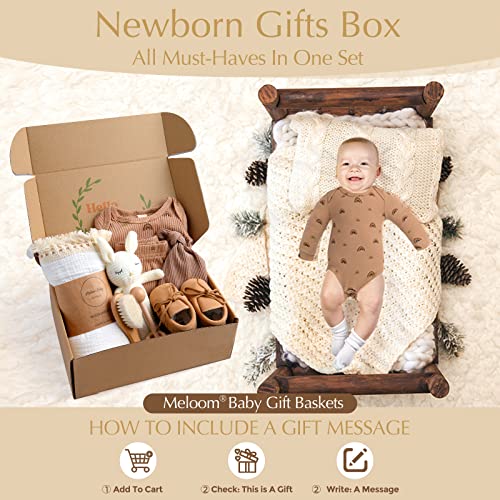 Deluxe Newborn Baby Gift Basket Set