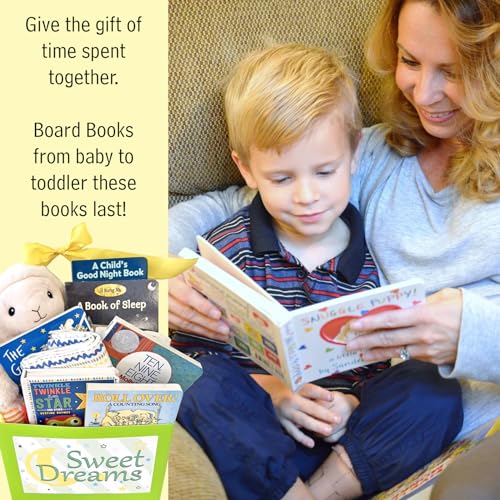 Sweet Dreams Baby Gift Basket with Books