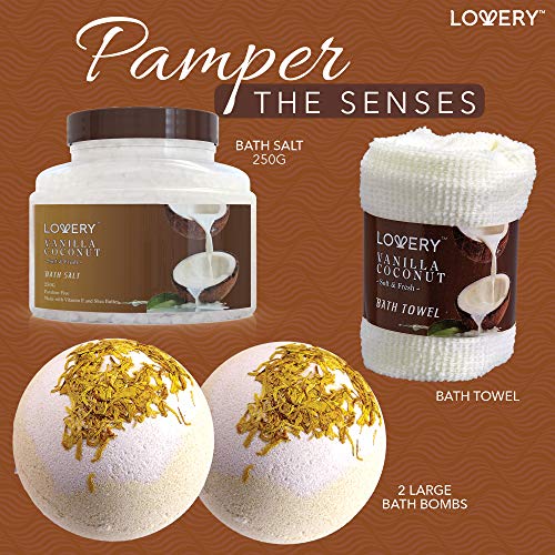 Vanilla Coconut Spa Set - Luxurious Bath & Body Gift