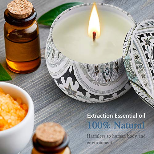 Natural Soy Scented Candle Gift Set, Stress Relief