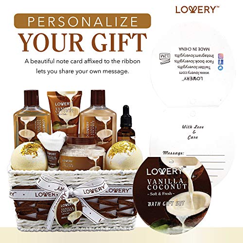Vanilla Coconut Spa Set - Luxurious Bath & Body Gift