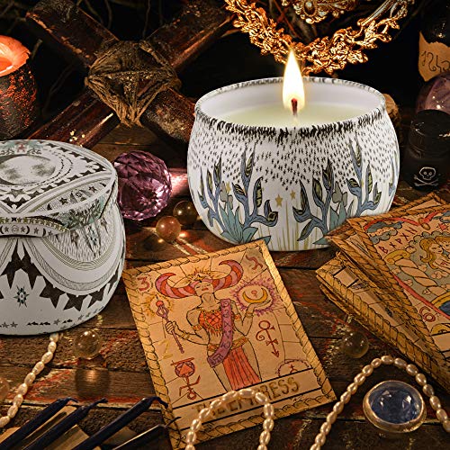 Natural Soy Scented Candle Gift Set, Stress Relief