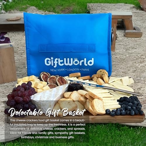 Cheese and Crackers Gift Basket by GiftWorld