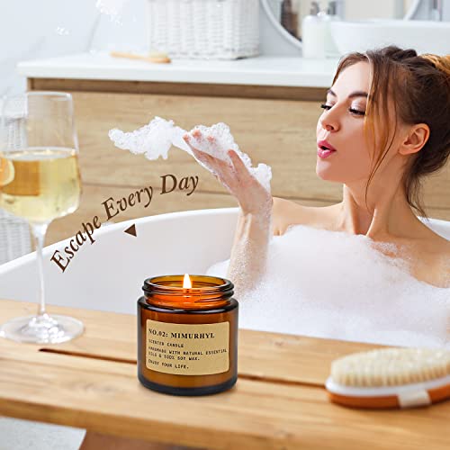 4-Pack Aromatherapy Candle Set, Fragrant Home Decor Gift