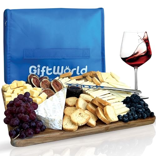 Cheese and Crackers Gift Basket by GiftWorld