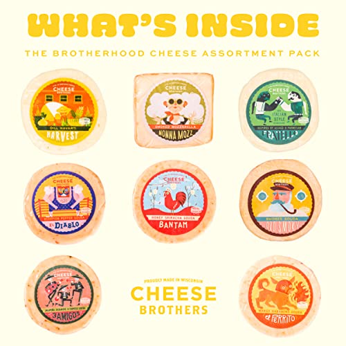 Wisconsin Cheese Brotherhood Gift Box | Assorted Cheeses