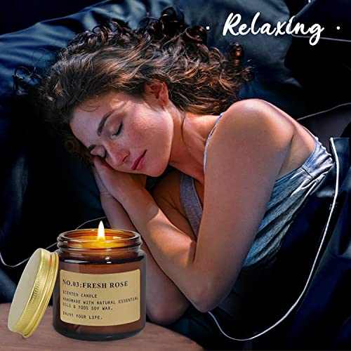 4-Pack Aromatherapy Candle Set, Fragrant Home Decor Gift