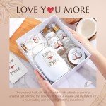 Women's Spa Gift Box: Coffee Mug, Bubble Bath, Hand Cream