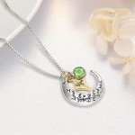 Mom's "Love You to the Moon" Necklace Gift