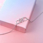 I Love You Mom Sterling Silver Heart Bracelet
