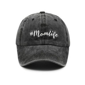 Vintage Mom Life Baseball Cap - Black