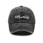 Vintage Mom Life Baseball Cap - Black