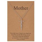 Cross Necklace Gift Basket for Mom's Special Day