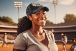 Trendy Distressed Baseball Cap for Women