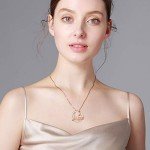 Mother's Day Jewelry Gift: Rose Gold Opal Pendant